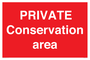 PRIVATE Conservation area 